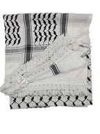 Authentic Palestinian Keffiyeh – Handmade Hirbawi Cotton Scarf from Hebron