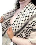 Authentic Palestinian Keffiyeh – Handmade Hirbawi Cotton Scarf from Hebron