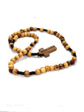 Handmade Olive Wood Rosary – Catholic Prayer Beads from Bethlehem