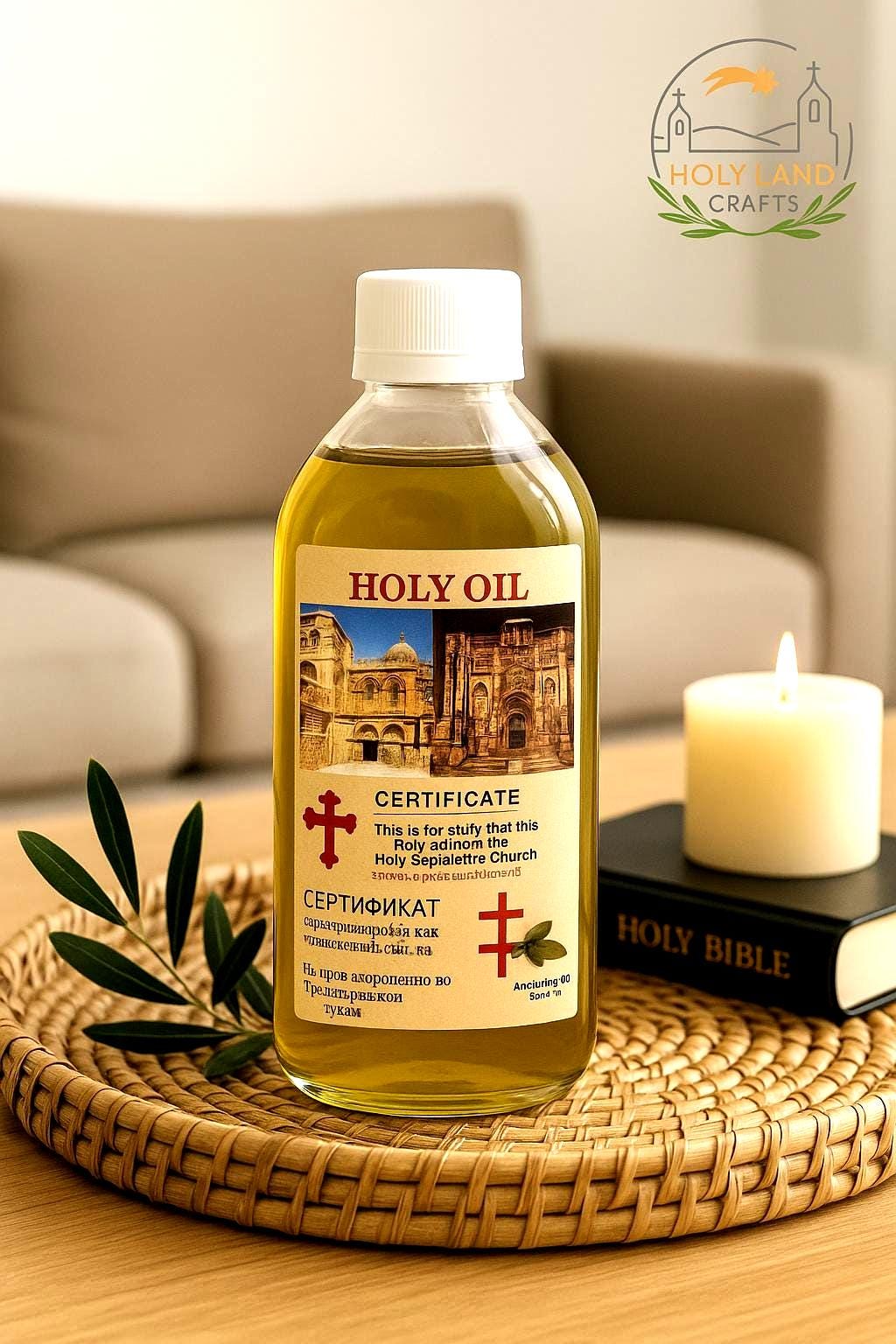Holy Land Anointing Oil from the Church of Holy Sepulchre (300ml)