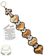 Olive Wood ‘God Bless Our Home’ Wall Hanging – Christian Home Decor (23cm)