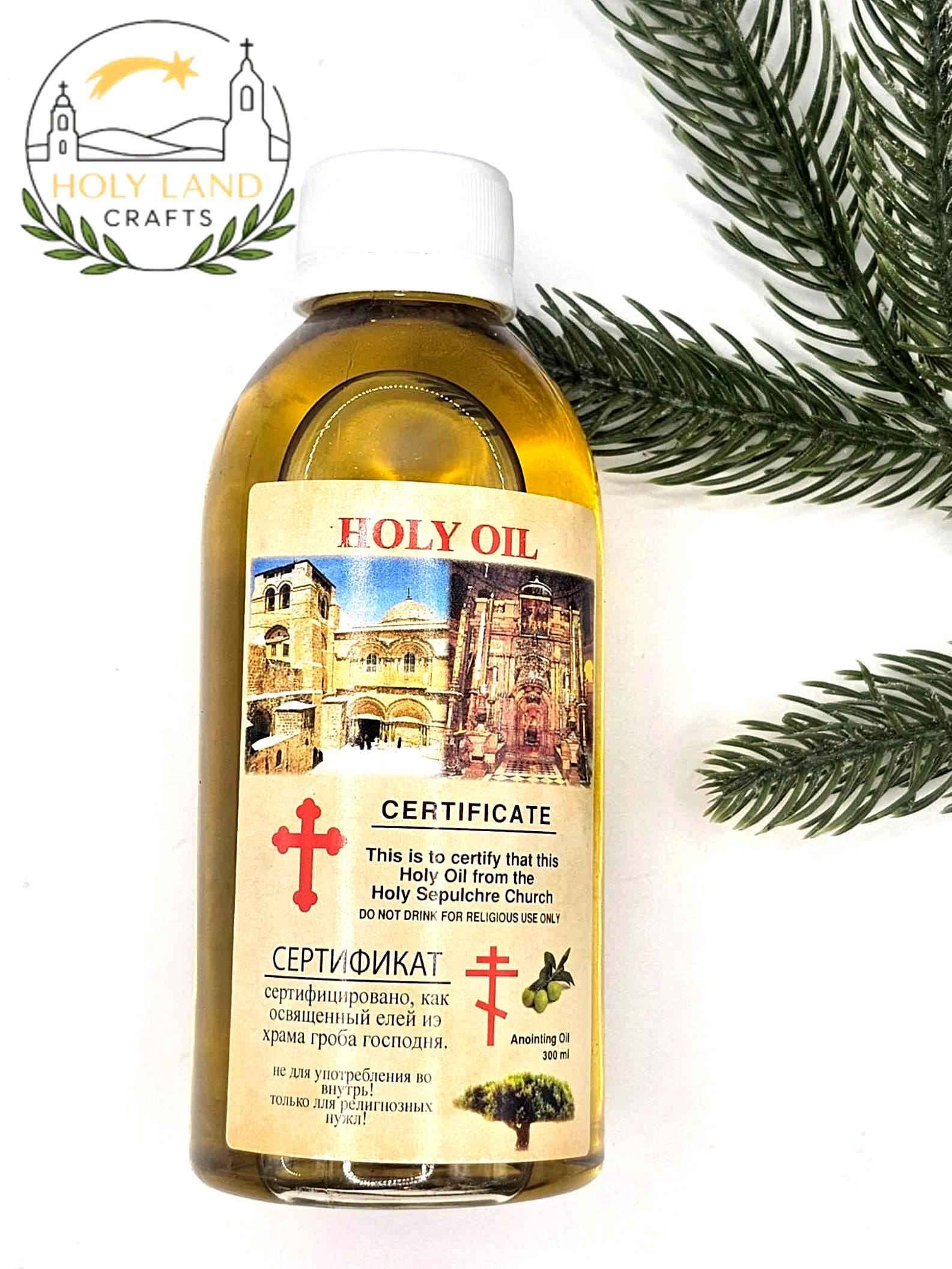Holy Land Anointing Oil from the Church of Holy Sepulchre (300ml)